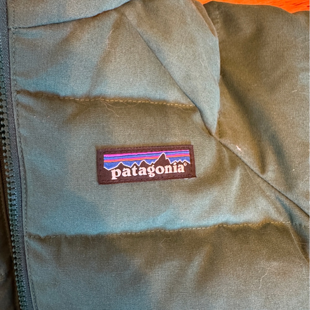 Patagonia Kids Puffer Jacket - Forest Green - Picture 3 of 5